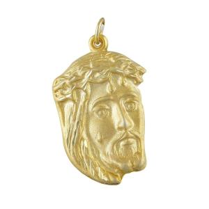 ΜΕΝΤΑΓΙΟΝ Χριστός 2.5cm 9K Κίτρινο Χρυσό 028244Y - 37763