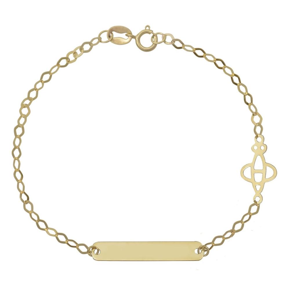 IDENTITY 9K Bracelet in Yellow Gold 032852