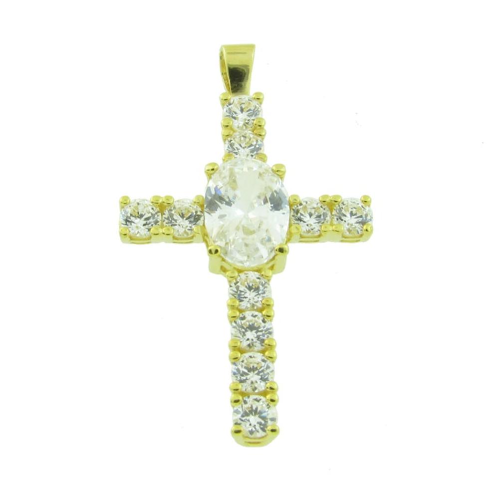 CROSS SENZIO Collection K9 Yellow Gold with Zircon Stones 06.1069.K9