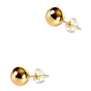 EARRINGS Balls Design SENZIO K9 Yellow Gold 09E-0007-4 - 61550