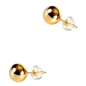 EARRINGS Balls Design SENZIO K9 Yellow Gold 09E-0007-5 - 61549