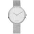 JACQUES LEMANS Design Collection Three Hands 36mm Silver Stainless Steel Mesh Bracelet 1-2093G - 0