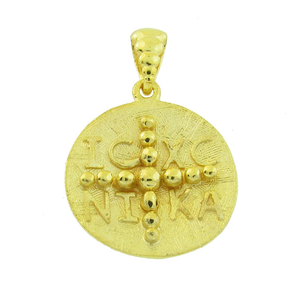 CHRISTIAN CHARMS Hand Made SENZIO Collection K9 Yellow Gold 1-553