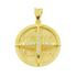 CHRISTIAN CHARMS Double Sided SENZIO Collection from K9 Yellow Gold with Zircon 01.554.K9 - 1