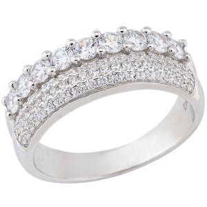 RING Women's BREEZE Allover Silver 925° with Zircon Stones 116005.4013 - 52008