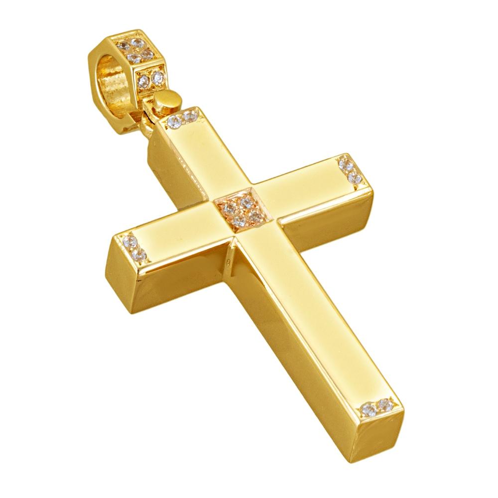 CROSS Women's SENZIO Collection K14 Yellow Gold with Zircon Stones 12193Y.K14