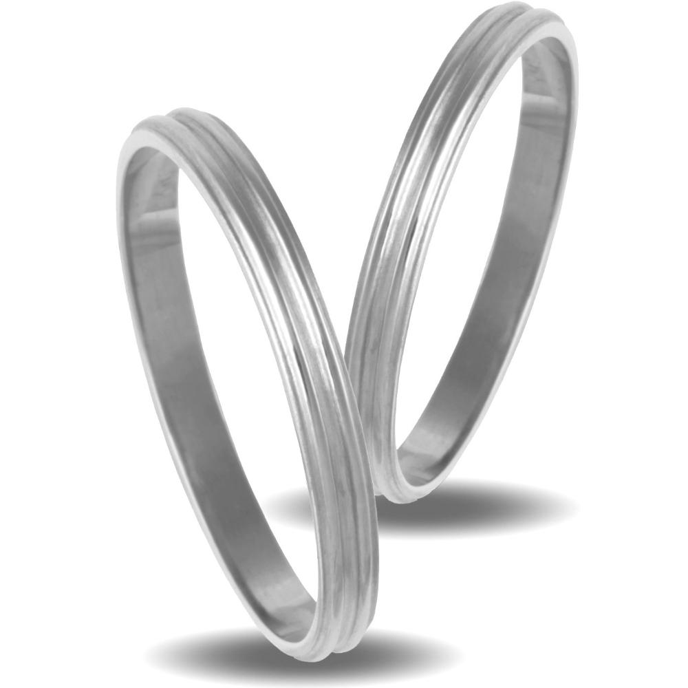 VERES4EVER Collection Wedding Rings White Gold V2050