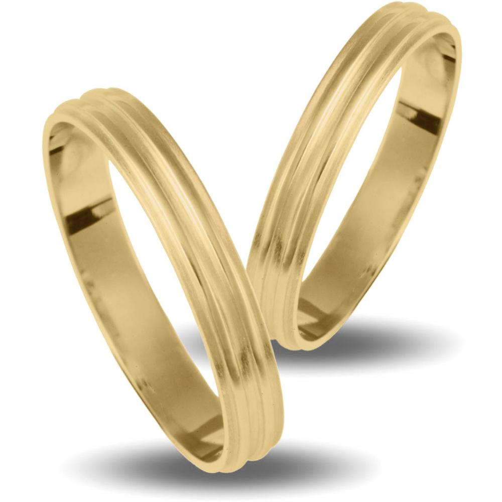 VERES4EVER Collection Wedding Rings Yellow Gold V2051