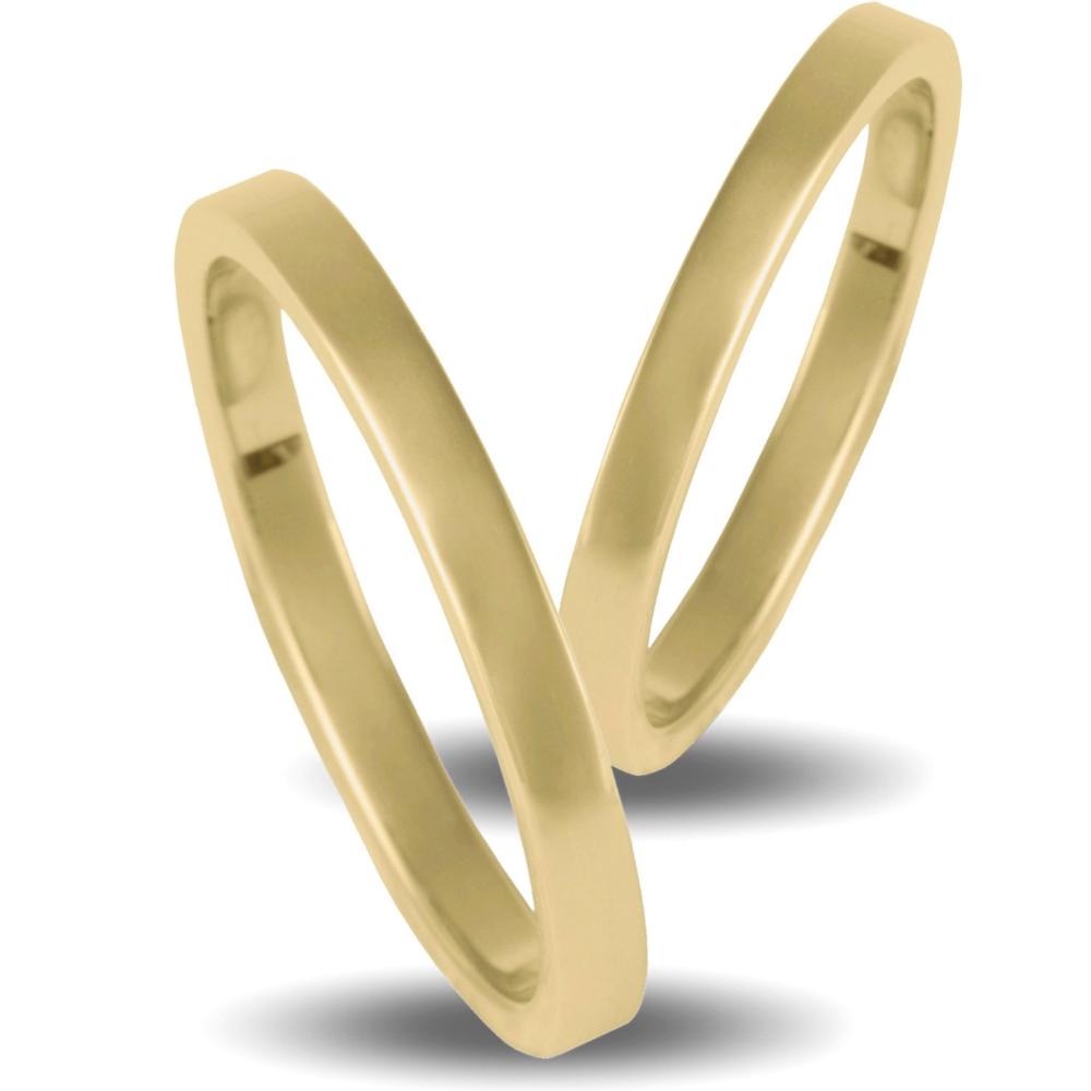 VERES4EVER Collection Wedding Rings Yellow Gold V2059