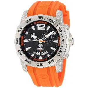TIMBERLAND Hydroclimb Chronograph 42mm Silver Stainless Steel Black Silicon Strap 13319JS.02A - 3513