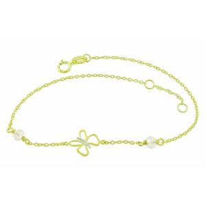 ΒΡΑΧΙΟΛΙ Χειροποίητο SENZIO Collection K9 Κίτρινο Χρυσό 14-557 - 32953