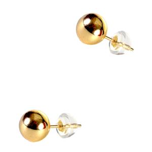 EARRINGS Balls Design SENZIO K14 Yellow Gold 14E-0007-4 - 61552