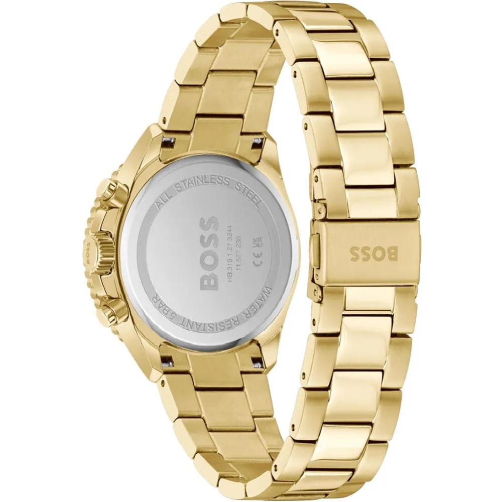 BOSS Runner Multifunction Green Dial 38mm Gold Stainless Steel Bracelet 1502755