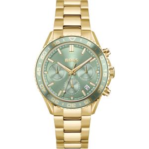 BOSS Runner Multifunction Green Dial 38mm Gold Stainless Steel Bracelet 1502755 - 48299