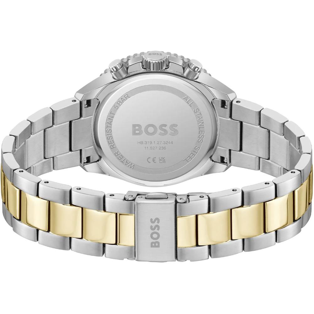 BOSS Runner Multifunction Silver Dial 38mm Two Tone Gold Stainless Steel Bracelet 1502756