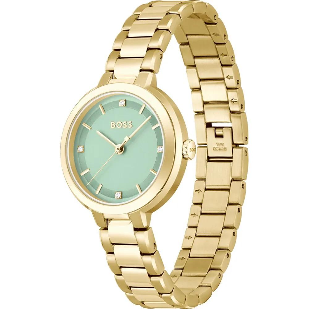 BOSS Sena Lady's Light Green Dial 34mm Gold Stainless Steel Bracelet 1502759