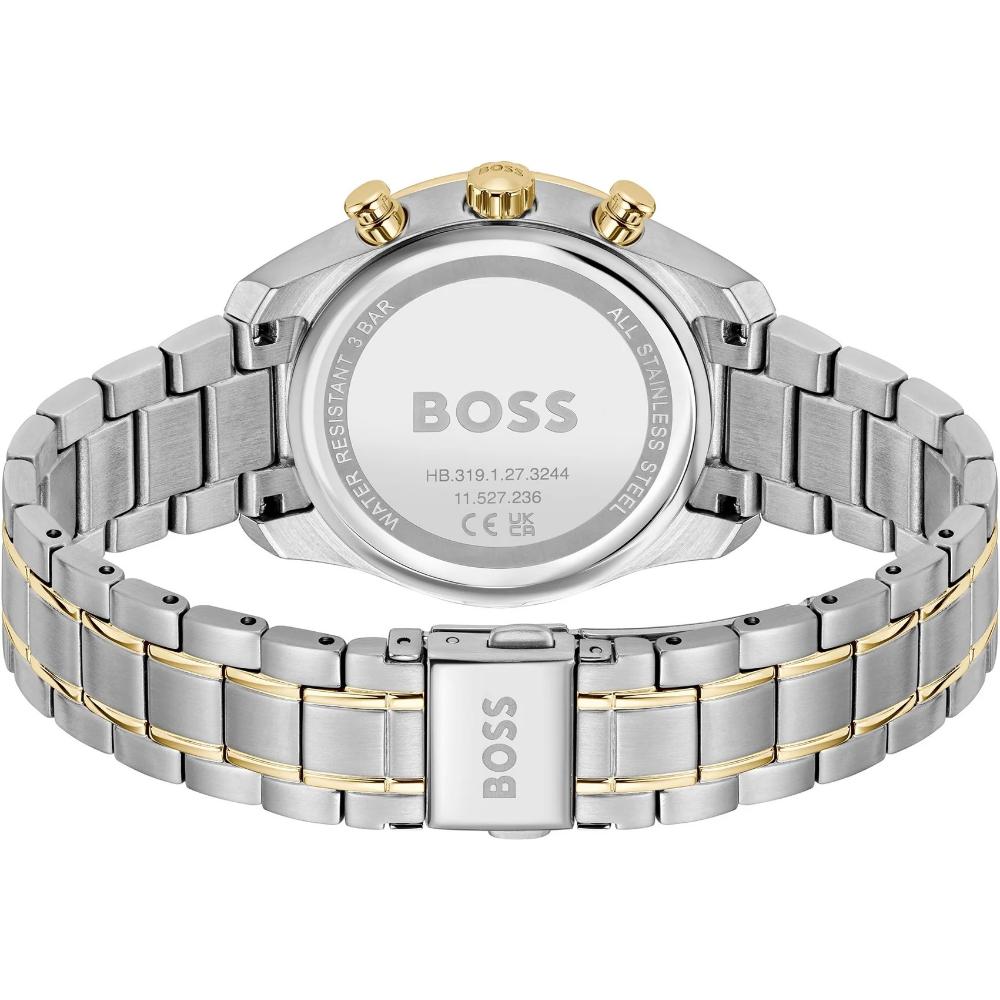 BOSS Grand Tour Multifunction Green Dial 38mm Two Tone Gold Stainless Steel Bracelet 1502766