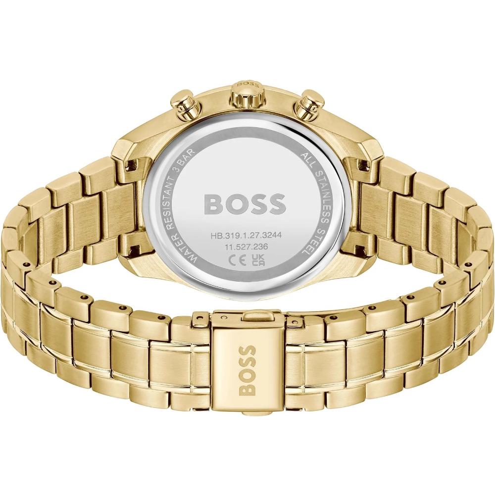 BOSS Grand Tour Multifunction Gold Dial 38mm Gold Stainless Steel Bracelet 1502768