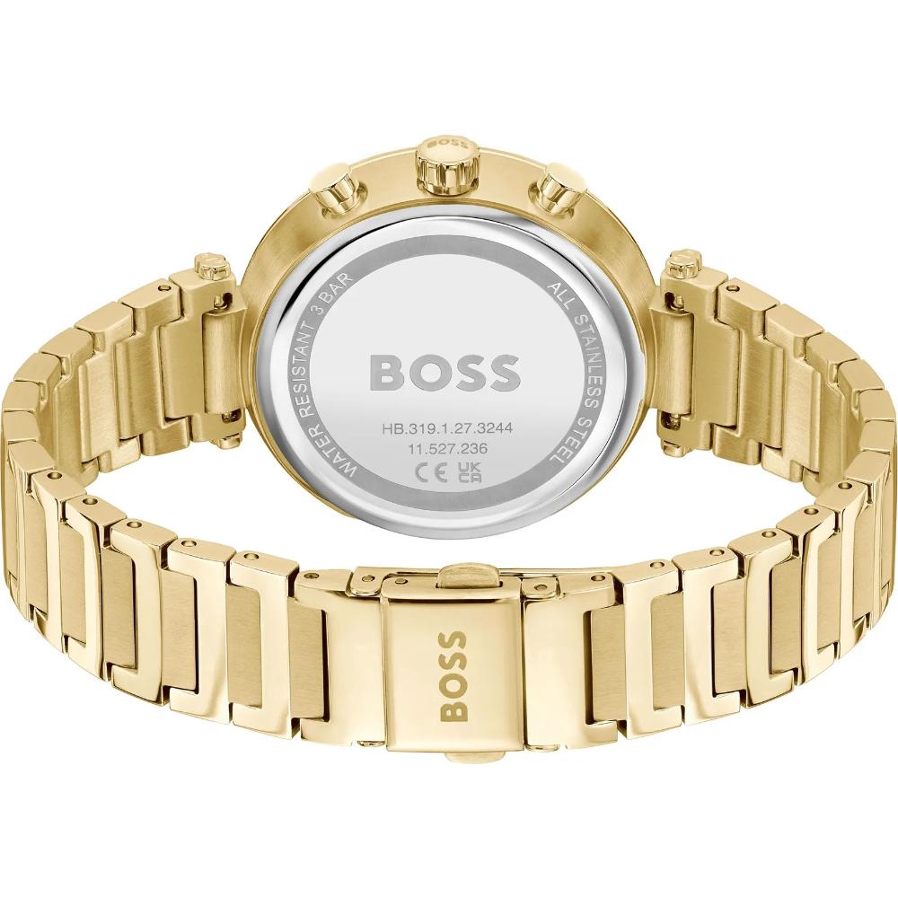 BOSS Majesty Sport Multifunction Silver Dial 36mm Gold Stainless Steel Bracelet 1502775