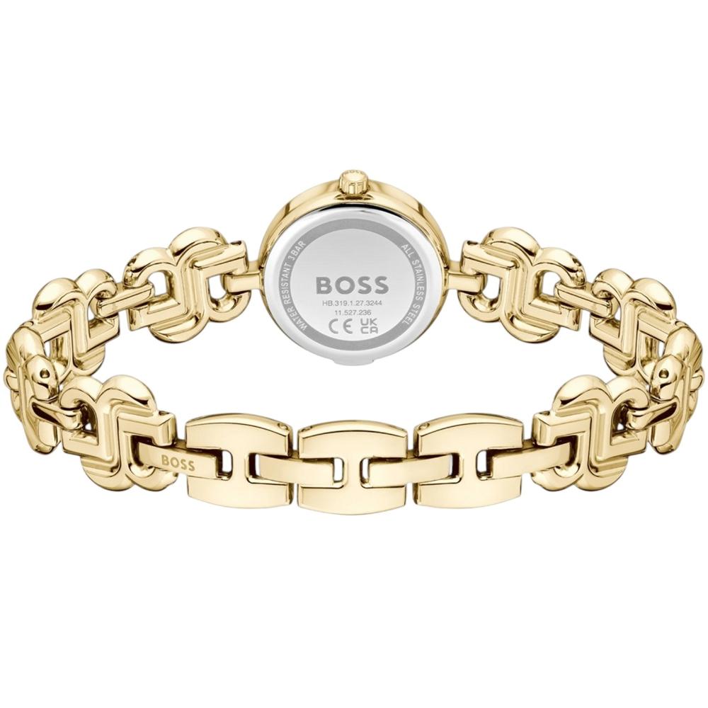 BOSS Double B Gold Dial 23mm Gold Stainless Steel Bracelet 1502794