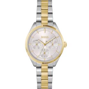 BOSS Sage Multifunction Silver Dial 34mm Two Tone Gold Stainless Steel Bracelet 1502804 - 55610