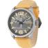TIMBERLAND Campton Three Hands 46mm Silver Stainless Steel Beige Leather Strap 15029JLU.61 - 0