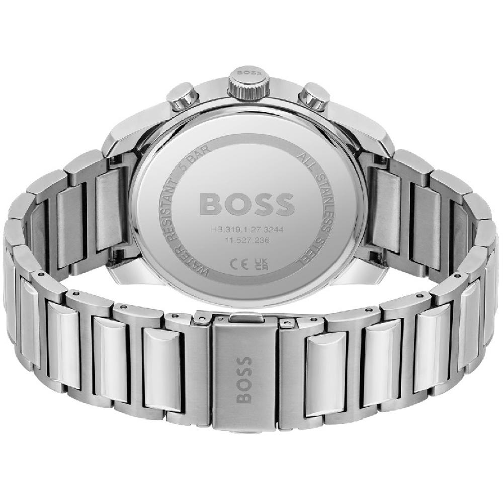 HUGO BOSS Trace Chronograph 44mm Silver Stainless Steel Bracelet 1514007