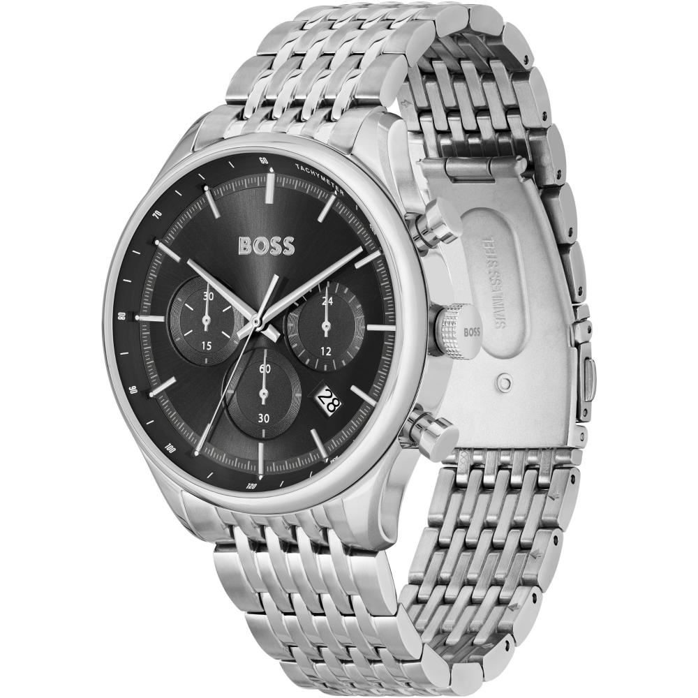 BOSS Gregor Chronograph 45mm Silver Stainless Steel Bracelet 1514082