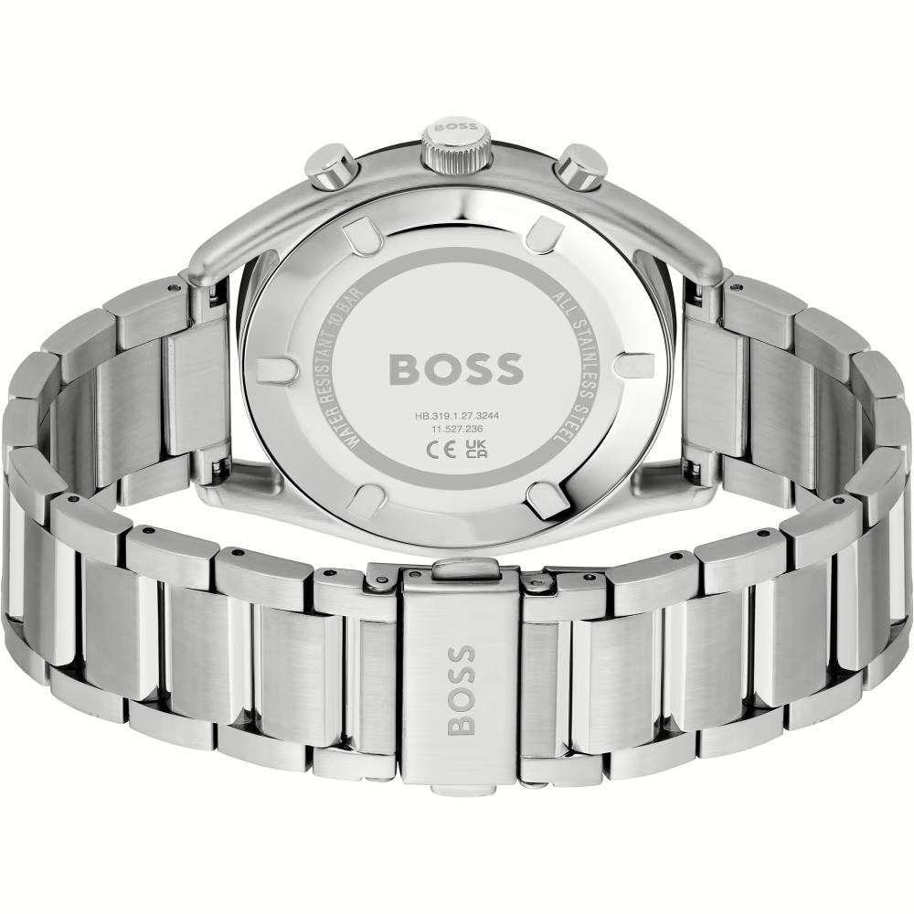 HUGO BOSS Top Watch Chronograph 44mm Silver Stainless Steel Bracelet 1514093 - 3