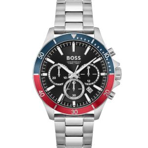 BOSS Troper Chronograph Black Dial 45mm Silver Stainless Steel Bracelet 1514108 - 36761