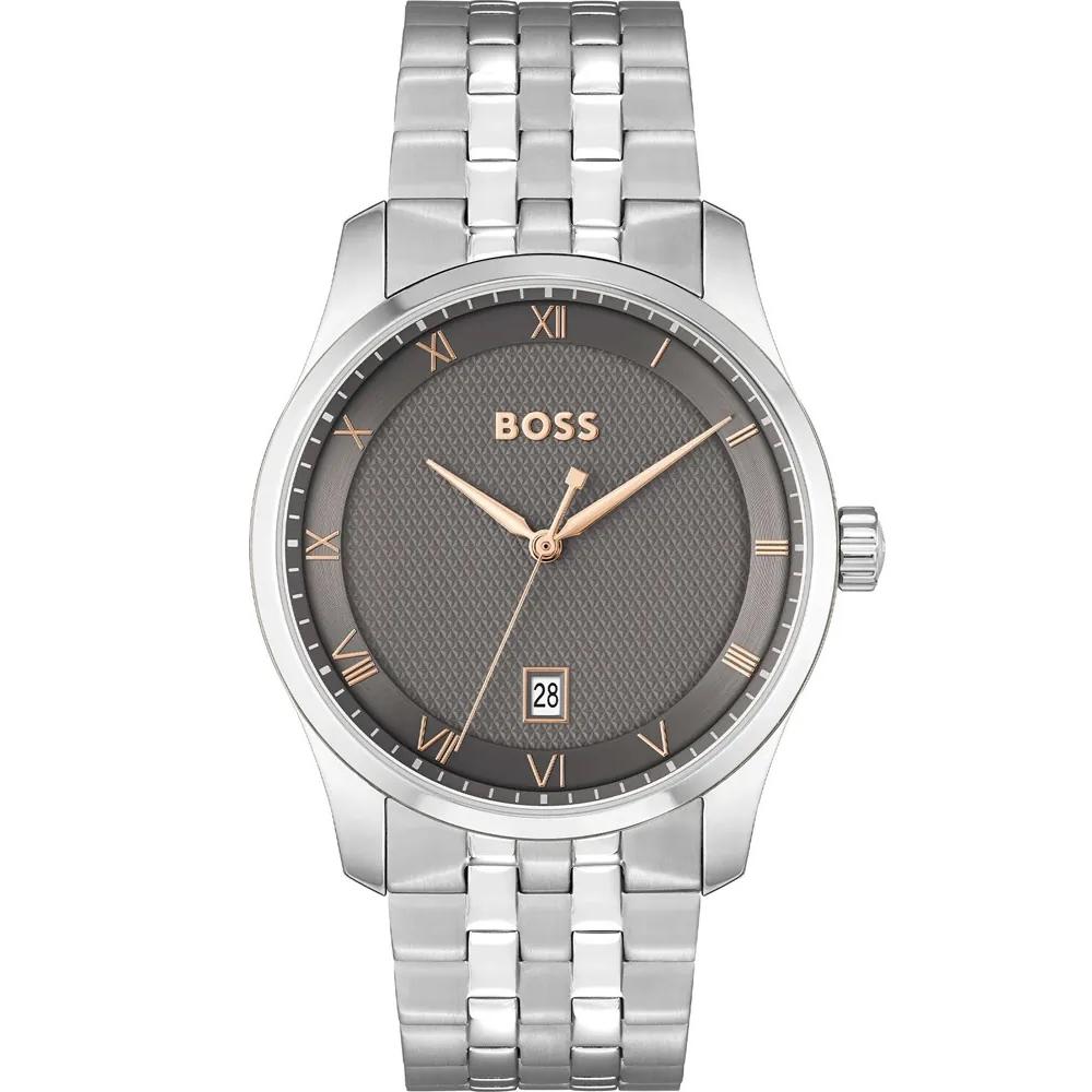 BOSS Principle Gray Dial 41mm Silver Stainless Steel Bracelet 1514116