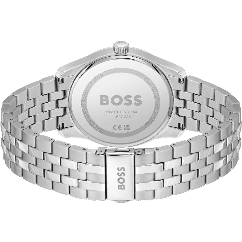 BOSS Principle Black Dial 41mm Silver Stainless Steel Bracelet 1514123