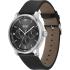 BOSS Contender Multifunction Black Dial 44mm Silver Stainless Steel Black Leather Strap 1514125 - 1