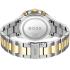 BOSS Sport Runner Lux Chronograph Grey Dial 43mm Two Tone Gold Stainless Steel Bracelet 1514144-2