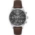 BOSS Avery Chronograph Grey Dial 42mm Silver Stainless Steel Brown Leather Strap 1514155 - 0