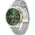 BOSS Avery Chronograph Green Dial 42mm Silver Stainless Steel Bracelet 1514159 - 1