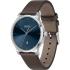 BOSS Dean Blue Dial 41mm Silver Stainless Steel Brown Leather Strap 1514160 - 2