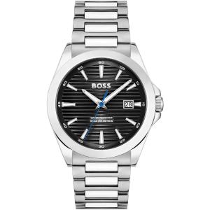 BOSS Strike Black Dial 41mm Silver Stainless Steel Bracelet 1514170 - 48182