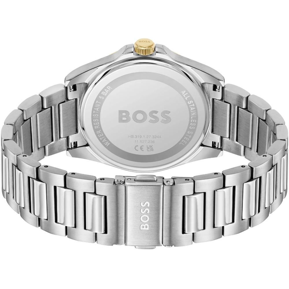 BOSS Strike Green Dial 41mm Silver Stainless Steel Bracelet 1514173