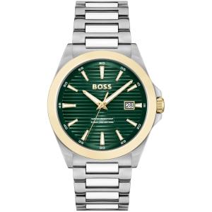 BOSS Strike Green Dial 41mm Silver Stainless Steel Bracelet 1514173 - 48224