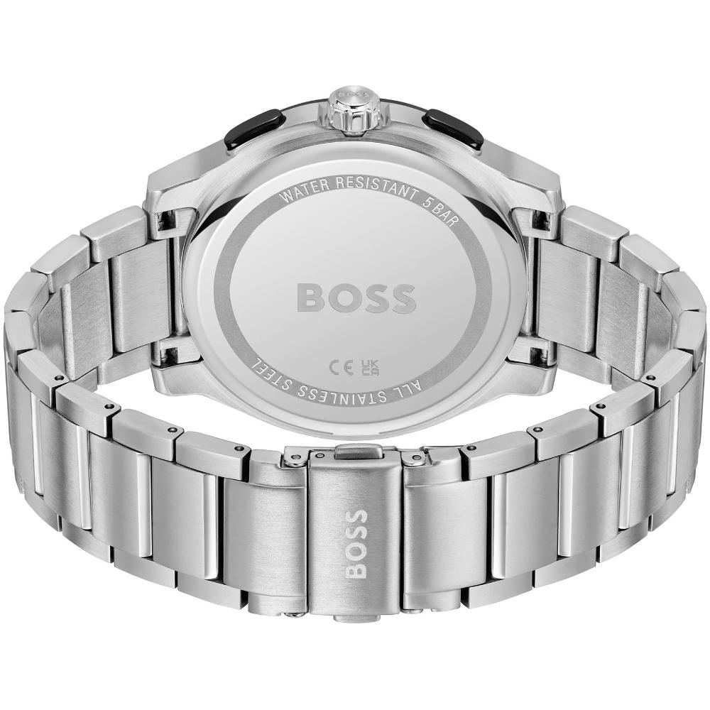 BOSS Peak 2.0 Chronograph Blue Dial 45mm Silver Stainless Steel Bracelet 1514189