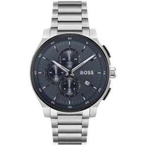 BOSS Peak 2.0 Chronograph Blue Dial 45mm Silver Stainless Steel Bracelet 1514189 - 48241