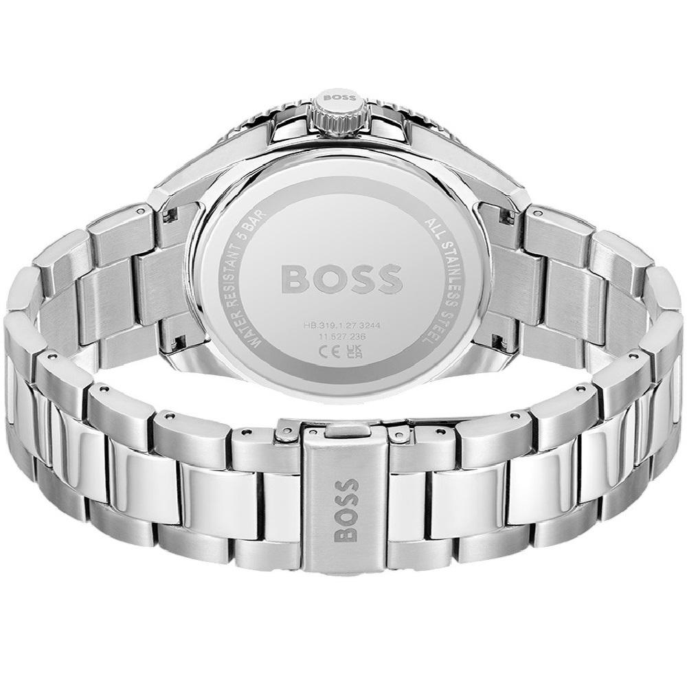 BOSS Runner 3H Black Dial 43mm Stainless Steel Bracelet 1514210