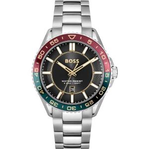 BOSS Runner 3H Black Dial 43mm Stainless Steel Bracelet 1514210 - 58797