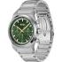 BOSS Candor Chronograph Green Dial 41mm Silver Stainless Steel Bracelet 1514220 - 1