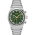 BOSS Candor Chronograph Green Dial 41mm Silver Stainless Steel Bracelet 1514220 - 0