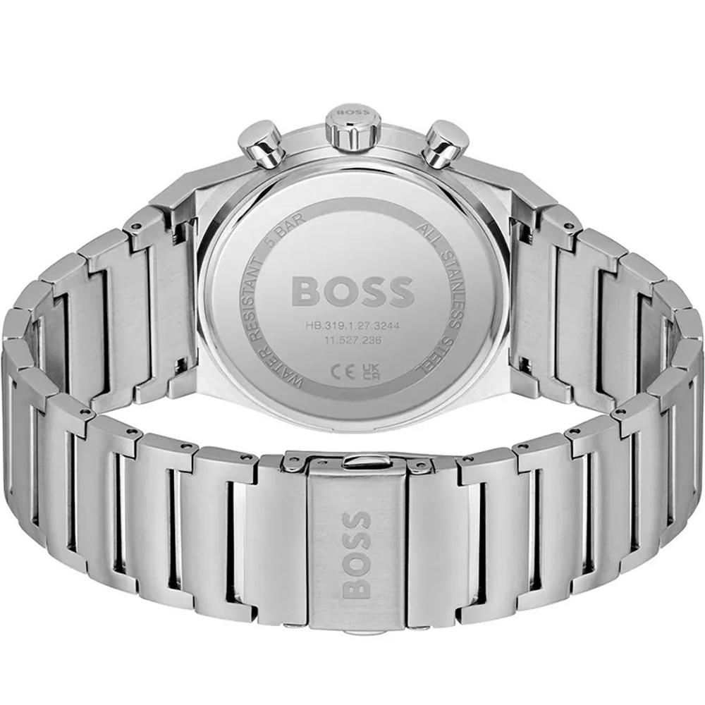 BOSS Candor Chronograph Gray Dial 41mm Silver Stainless Steel Bracelet 1514221