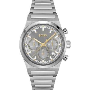 BOSS Candor Chronograph Gray Dial 41mm Silver Stainless Steel Bracelet 1514221 - 55603