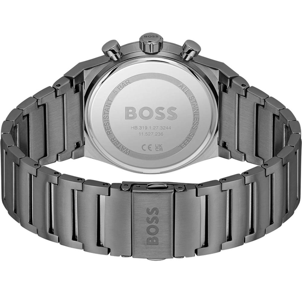 BOSS Candor Chronograph Blue Dial 41mm Black Stainless Steel Bracelet 1514223