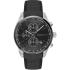 BOSS Grand Prix Chronograph Black Dial 44mm Silver Stainless Steel Black Leather Strap 1514224 - 0